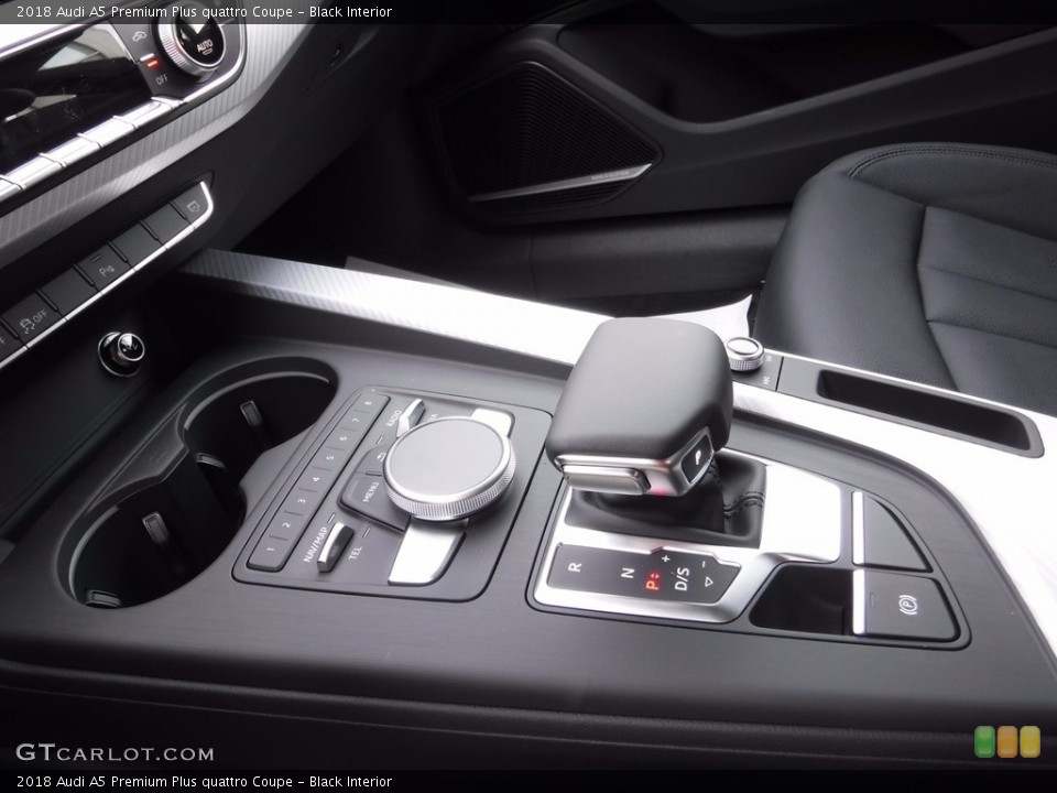 Black Interior Transmission for the 2018 Audi A5 Premium Plus quattro Coupe #119872625