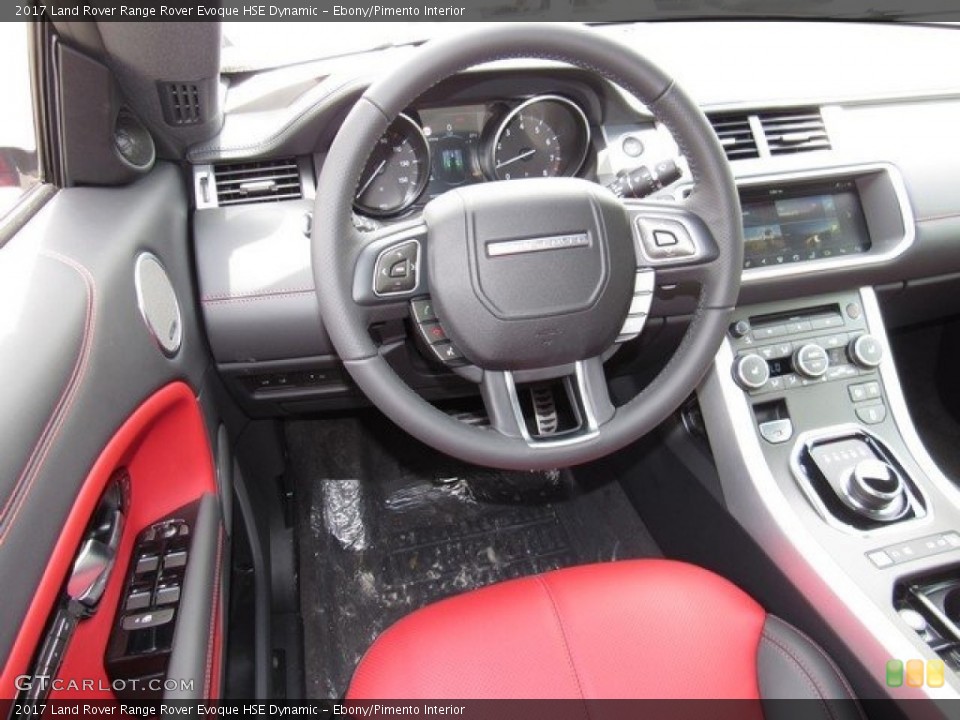 Ebony/Pimento Interior Dashboard for the 2017 Land Rover Range Rover Evoque HSE Dynamic #119872988