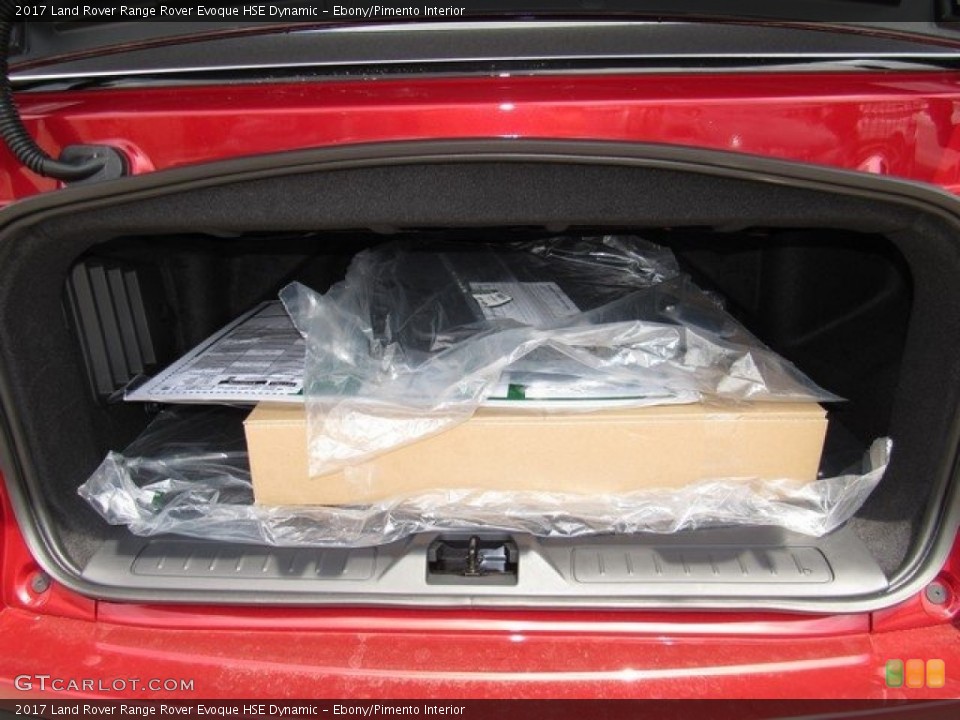 Ebony/Pimento Interior Trunk for the 2017 Land Rover Range Rover Evoque HSE Dynamic #119873024
