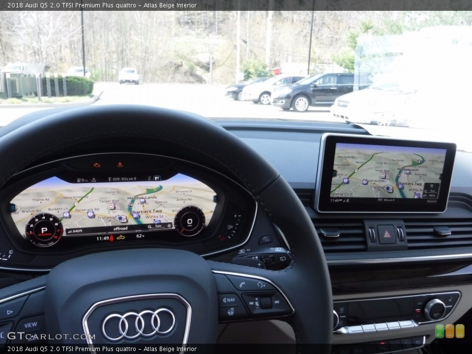 Atlas Beige Interior Dashboard for the 2018 Audi Q5 2.0 TFSI Premium Plus quattro #119873687
