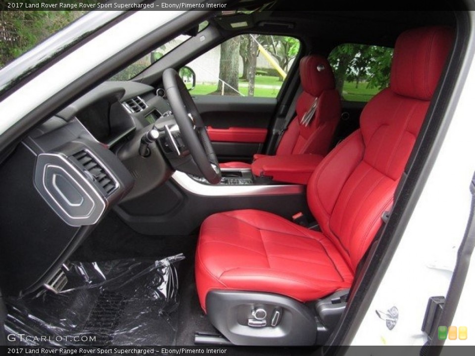 Ebony/Pimento Interior Photo for the 2017 Land Rover Range Rover Sport Supercharged #119874293