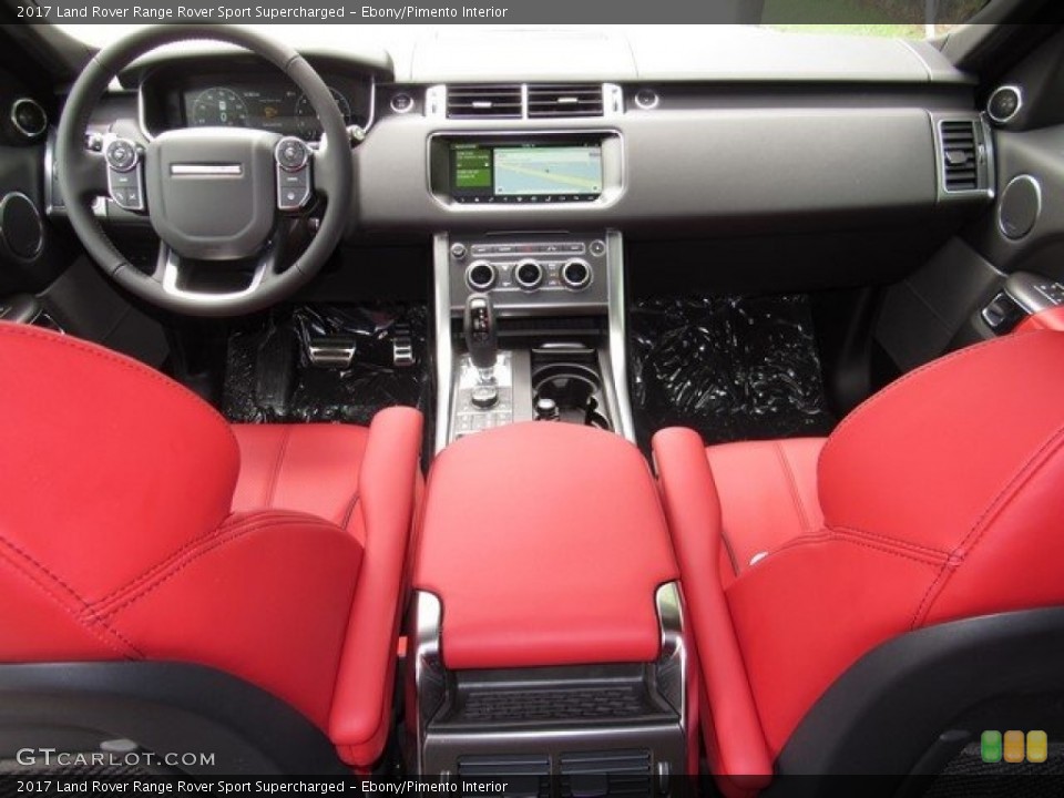 Ebony/Pimento Interior Dashboard for the 2017 Land Rover Range Rover Sport Supercharged #119874305