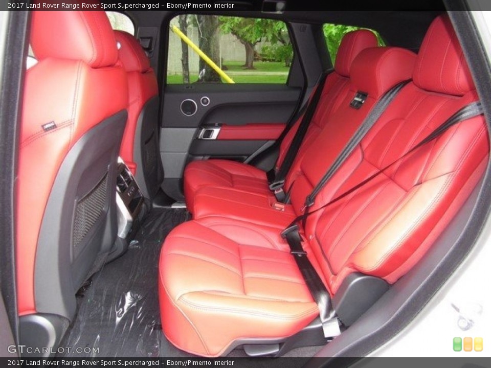 Ebony/Pimento Interior Rear Seat for the 2017 Land Rover Range Rover Sport Supercharged #119874323