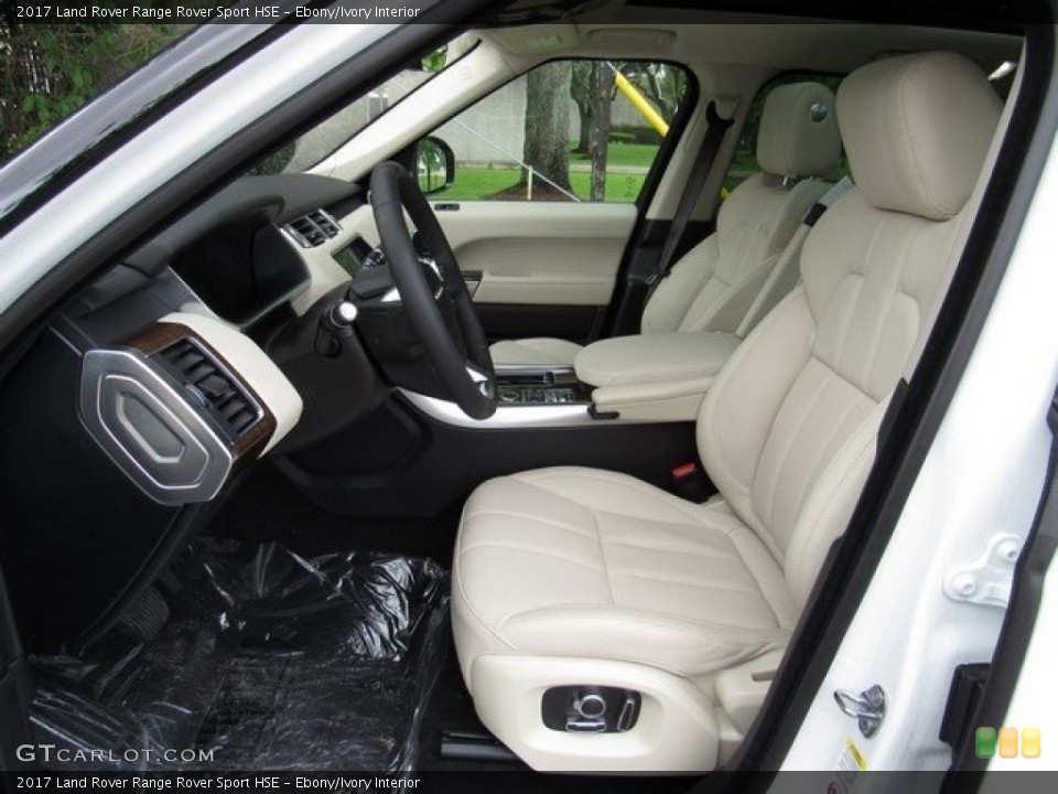 Ebony/Ivory Interior Photo for the 2017 Land Rover Range Rover Sport HSE #119875010