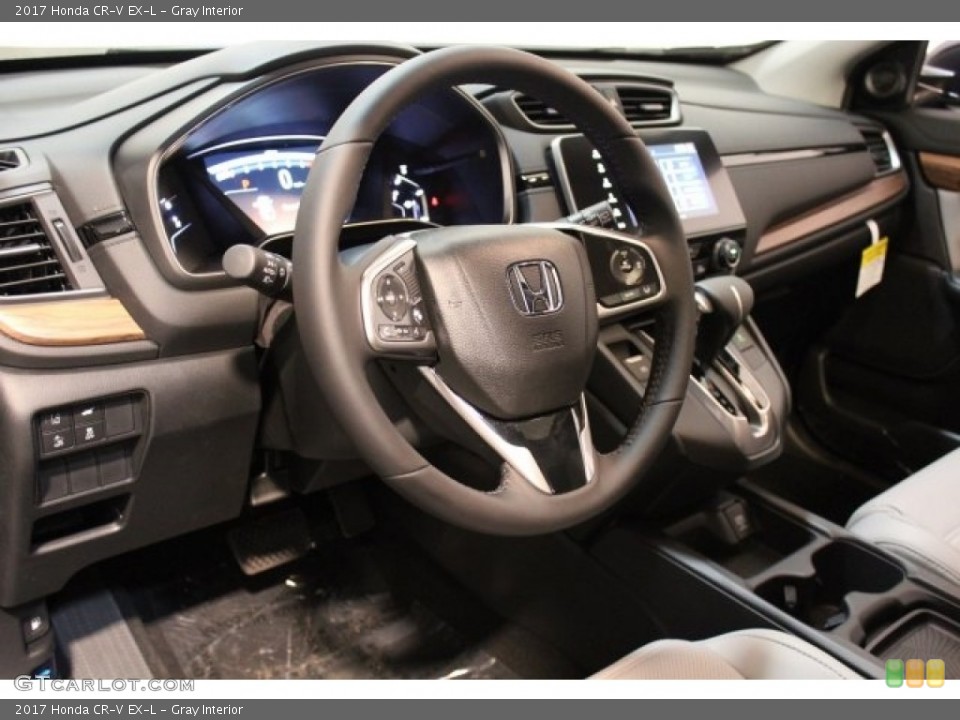 Gray Interior Steering Wheel for the 2017 Honda CR-V EX-L #119882306