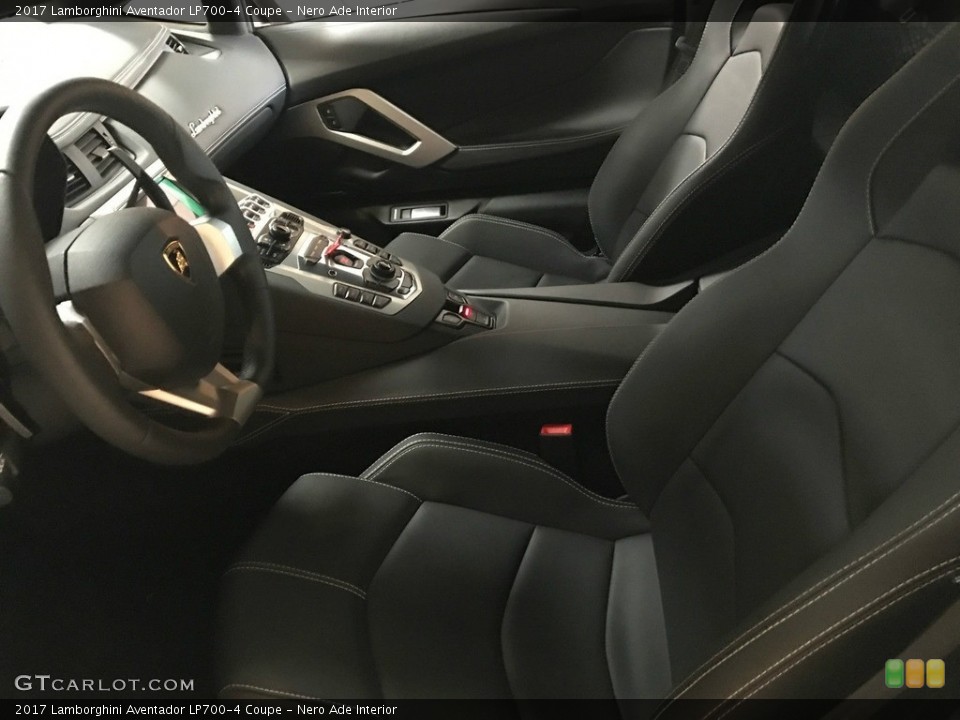 Nero Ade 2017 Lamborghini Aventador Interiors