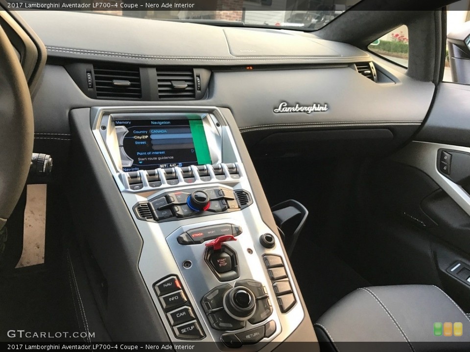 Nero Ade Interior Controls for the 2017 Lamborghini Aventador LP700-4 Coupe #119885374