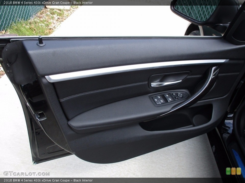 Black Interior Door Panel for the 2018 BMW 4 Series 430i xDrive Gran Coupe #119886835