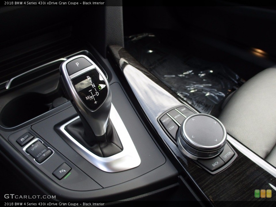 Black Interior Transmission for the 2018 BMW 4 Series 430i xDrive Gran Coupe #119886967