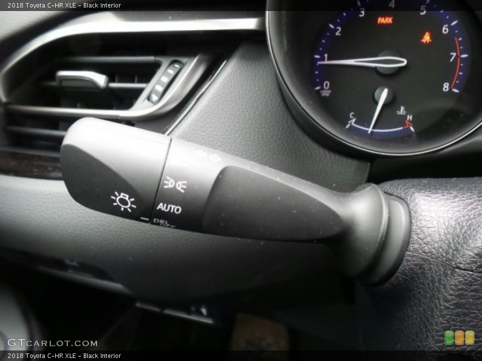 Black Interior Controls for the 2018 Toyota C-HR XLE #119888415