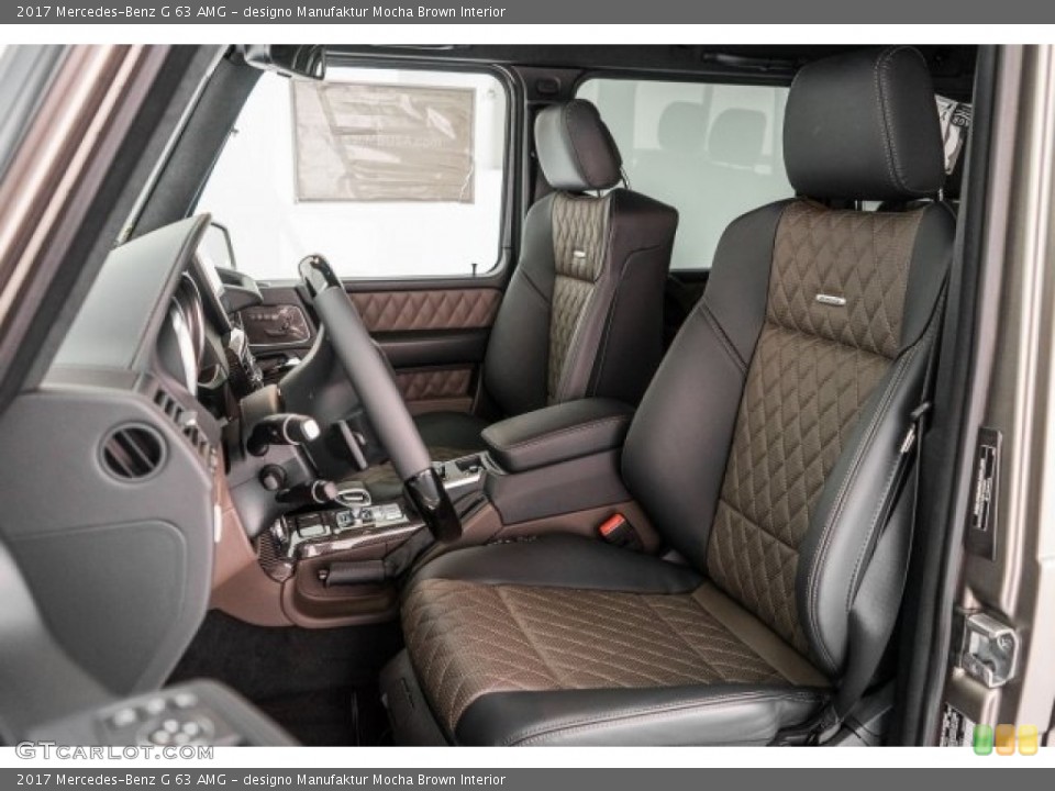 designo Manufaktur Mocha Brown 2017 Mercedes-Benz G Interiors
