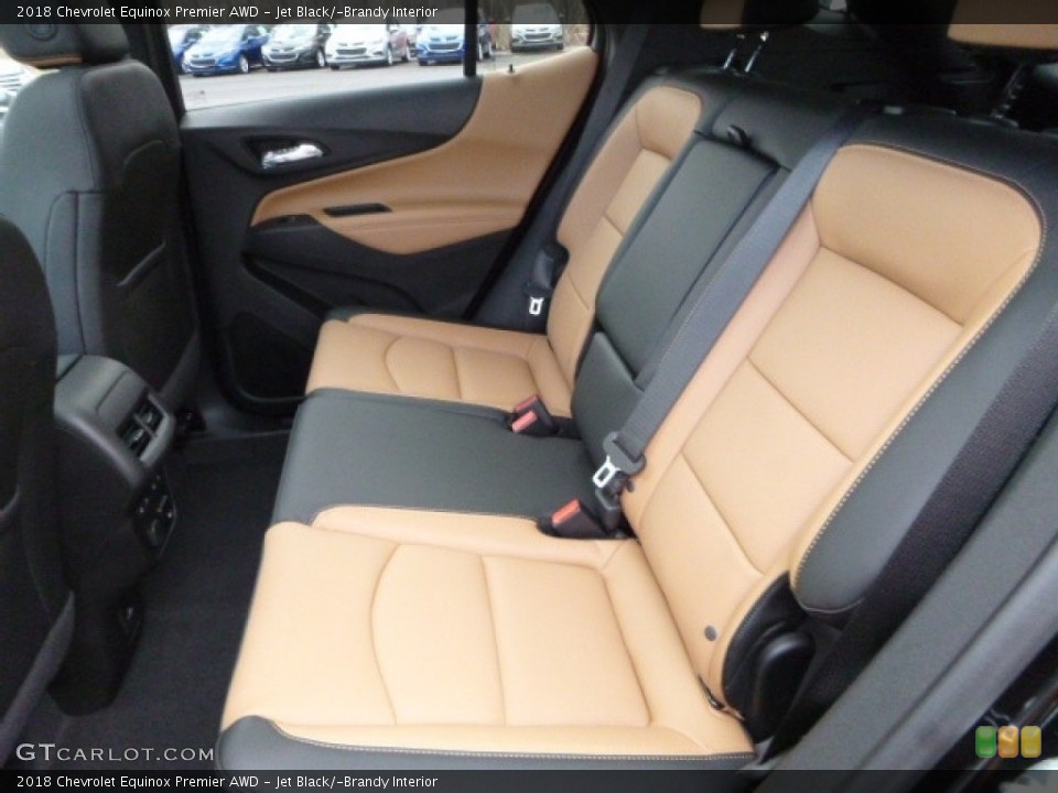 Jet Black/­Brandy Interior Rear Seat for the 2018 Chevrolet Equinox Premier AWD #119890275