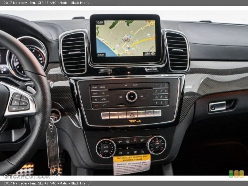 Black Interior Controls for the 2017 Mercedes-Benz GLE 43 AMG 4Matic #119893216