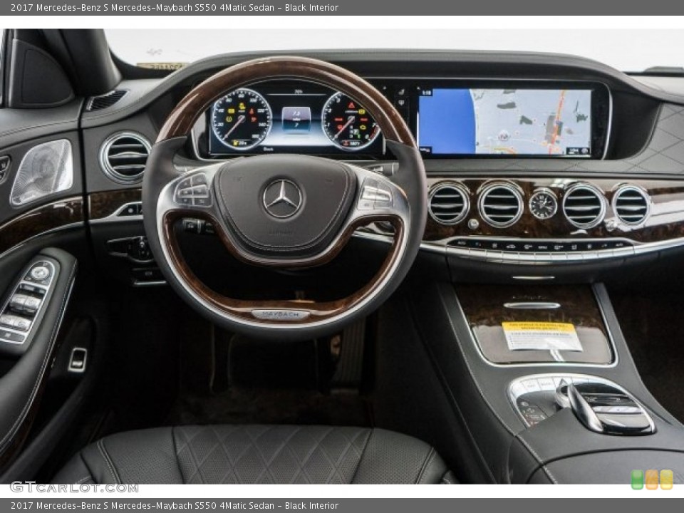Black Interior Dashboard for the 2017 Mercedes-Benz S Mercedes-Maybach S550 4Matic Sedan #119893390