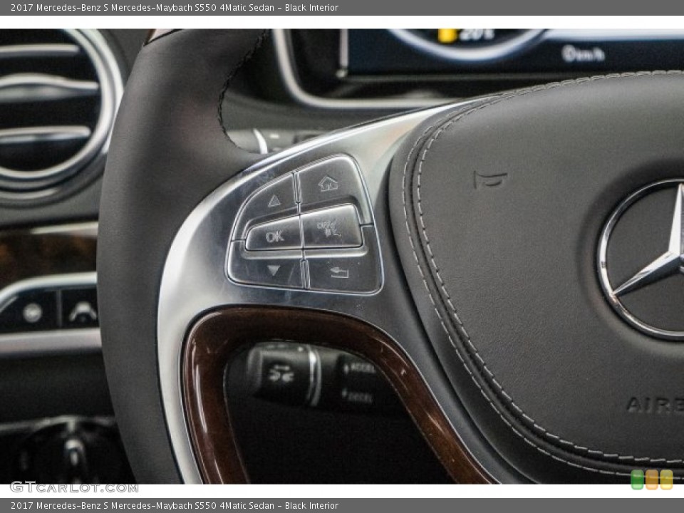 Black Interior Controls for the 2017 Mercedes-Benz S Mercedes-Maybach S550 4Matic Sedan #119893645