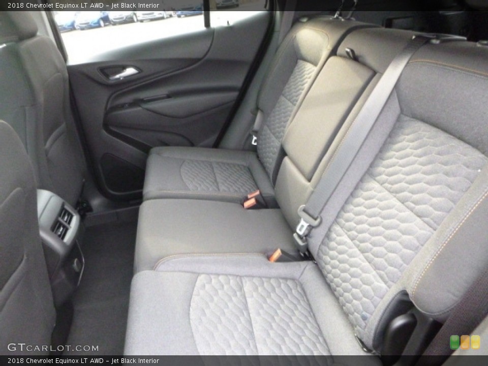 Jet Black Interior Rear Seat for the 2018 Chevrolet Equinox LT AWD #119894914
