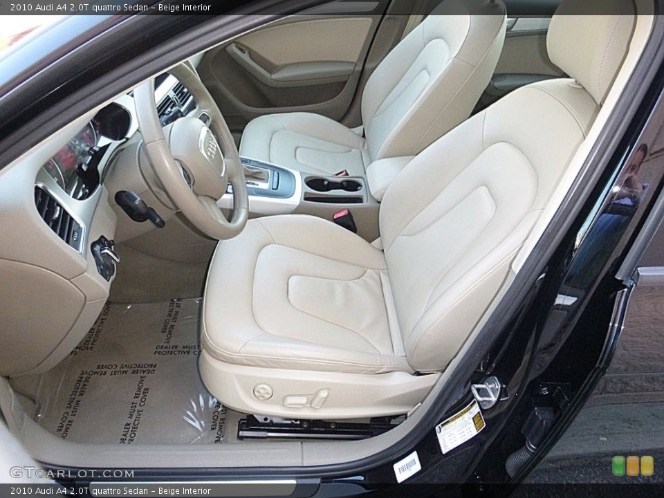 Beige Interior Photo for the 2010 Audi A4 2.0T quattro Sedan #119908378