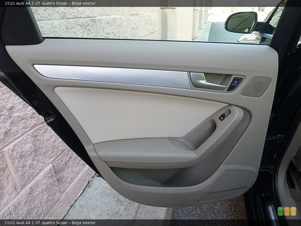 Beige Interior Door Panel for the 2010 Audi A4 2.0T quattro Sedan #119908387