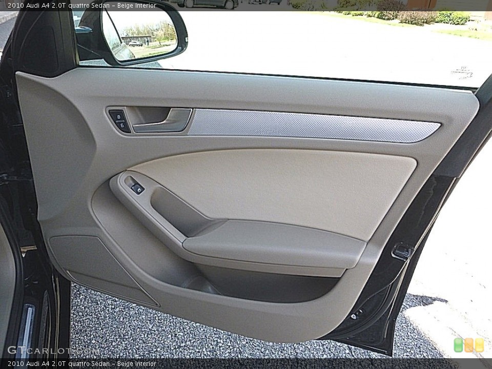 Beige Interior Door Panel for the 2010 Audi A4 2.0T quattro Sedan #119908420