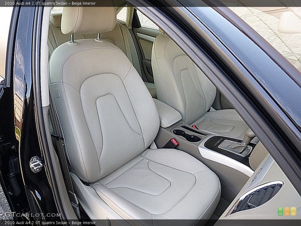 Beige Interior Front Seat for the 2010 Audi A4 2.0T quattro Sedan #119908426