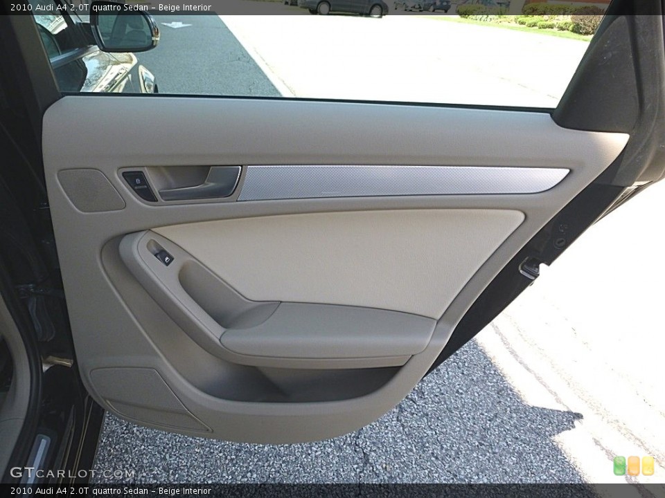 Beige Interior Door Panel for the 2010 Audi A4 2.0T quattro Sedan #119908445