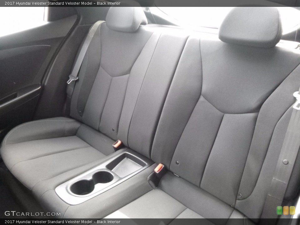 Black Interior Rear Seat for the 2017 Hyundai Veloster  #119910952