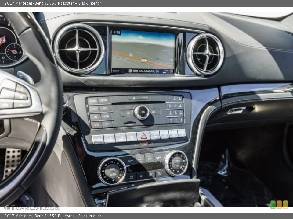 Black Interior Controls for the 2017 Mercedes-Benz SL 550 Roadster #119912773