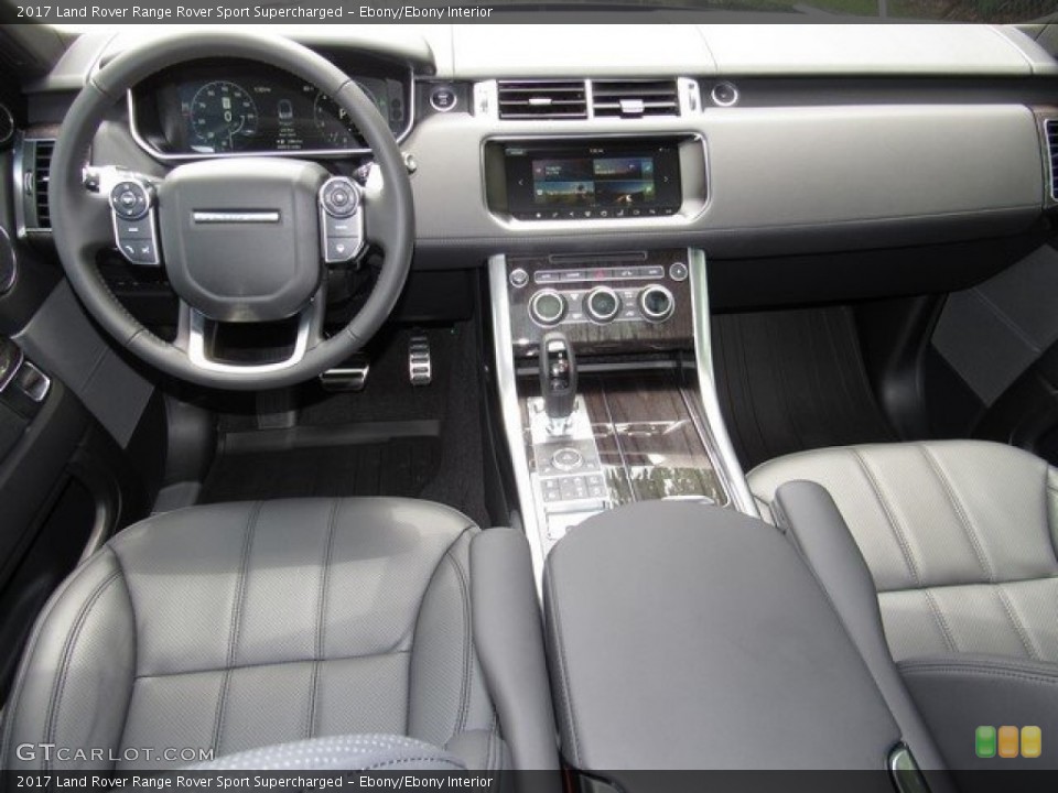 Ebony/Ebony Interior Dashboard for the 2017 Land Rover Range Rover Sport Supercharged #119915899