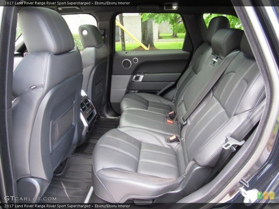Ebony/Ebony Interior Rear Seat for the 2017 Land Rover Range Rover Sport Supercharged #119915923
