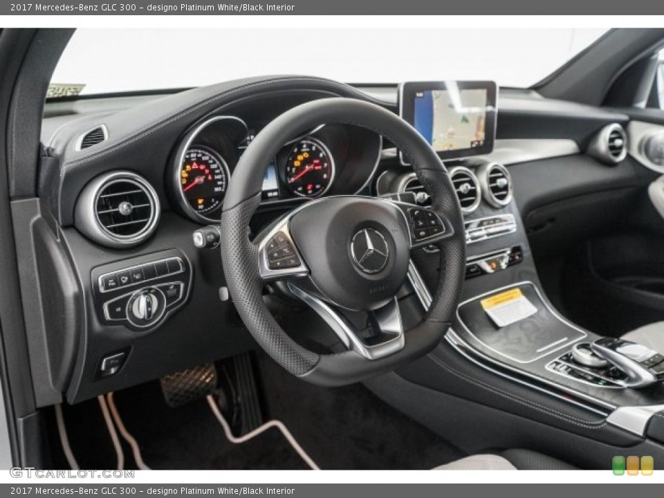 designo Platinum White/Black Interior Dashboard for the 2017 Mercedes-Benz GLC 300 #119923487