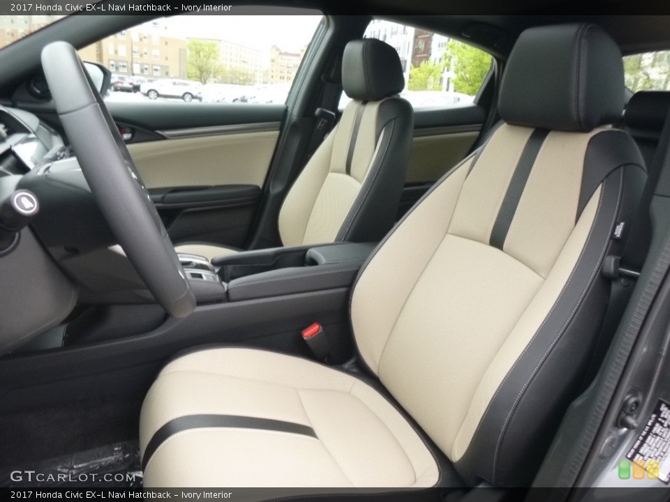 Ivory Interior Photo for the 2017 Honda Civic EX-L Navi Hatchback #119971960