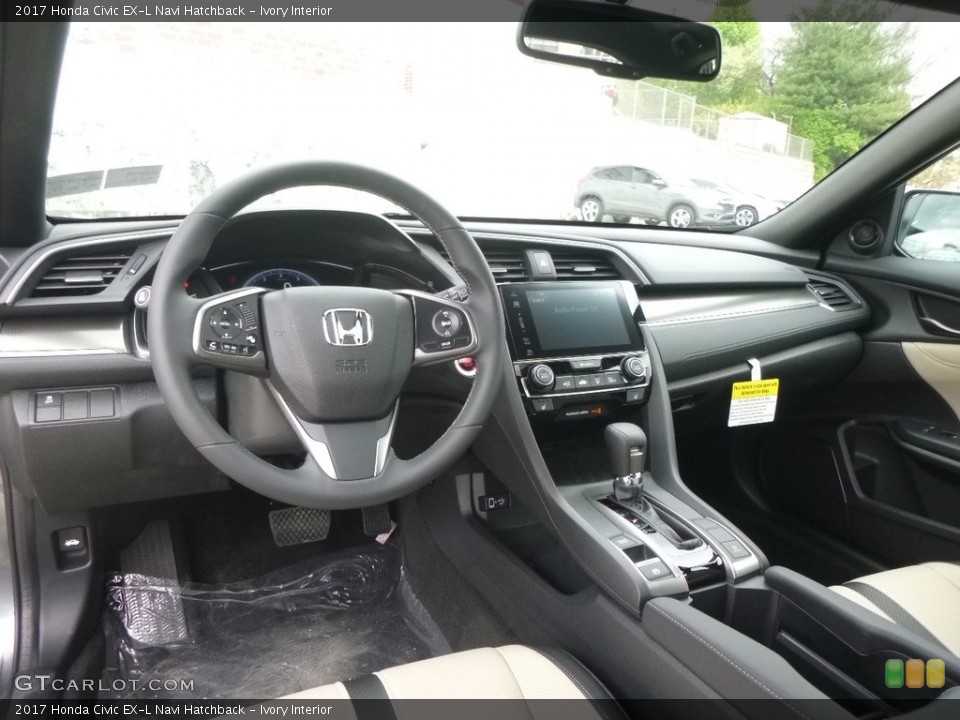 Ivory Interior Dashboard for the 2017 Honda Civic EX-L Navi Hatchback #119972014