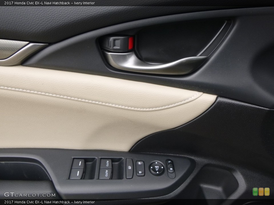 Ivory Interior Door Panel for the 2017 Honda Civic EX-L Navi Hatchback #119972038