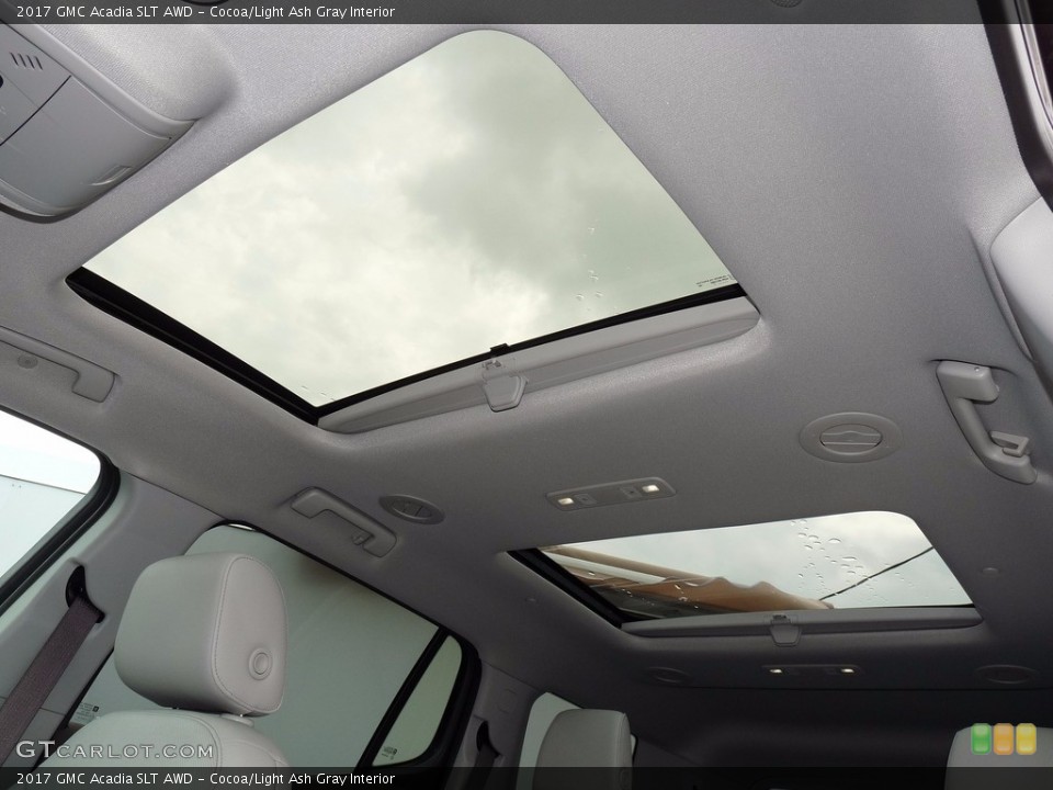 Cocoa/Light Ash Gray Interior Sunroof for the 2017 GMC Acadia SLT AWD #119973136