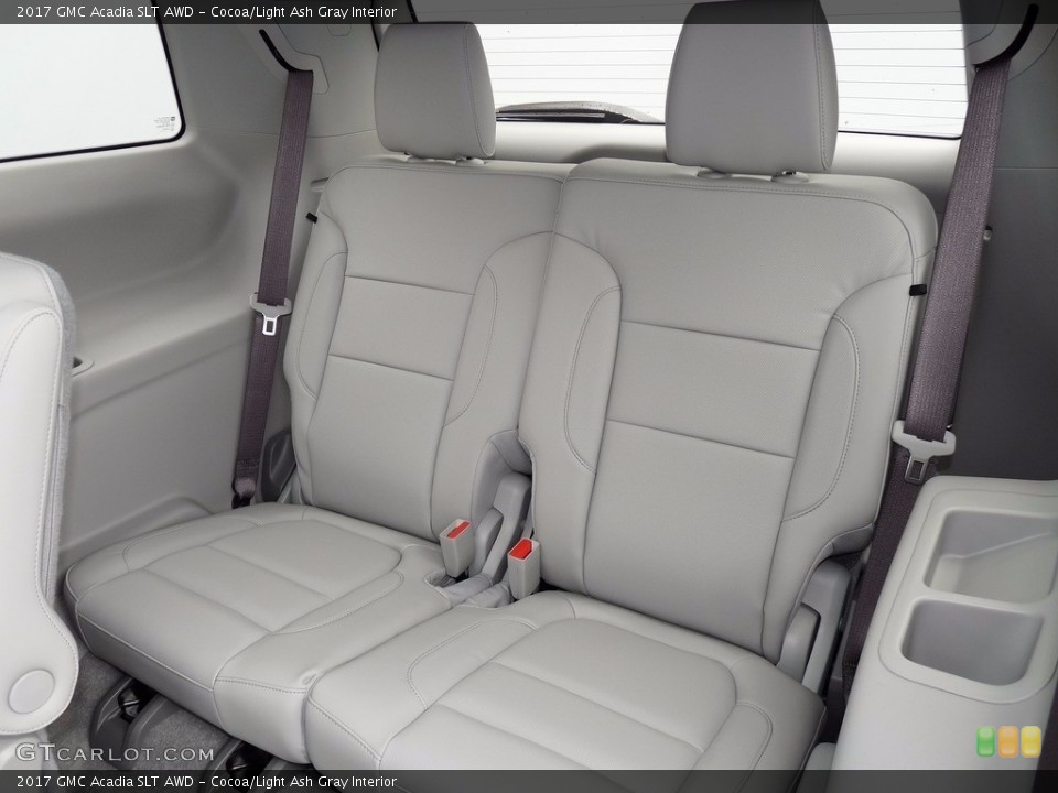 Cocoa/Light Ash Gray Interior Rear Seat for the 2017 GMC Acadia SLT AWD #119973196
