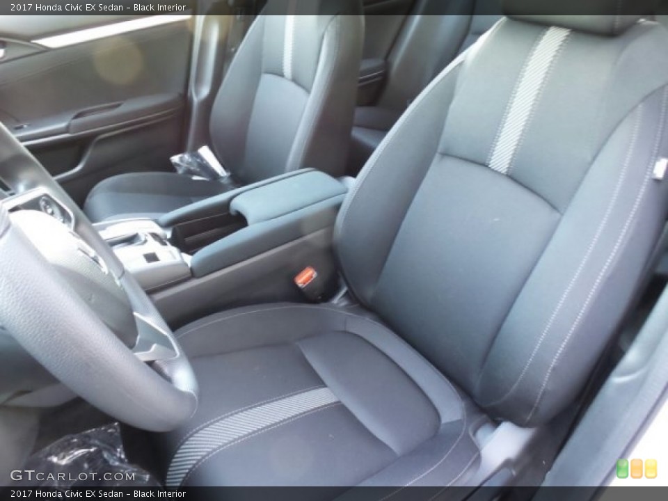 Black Interior Photo for the 2017 Honda Civic EX Sedan #119975894