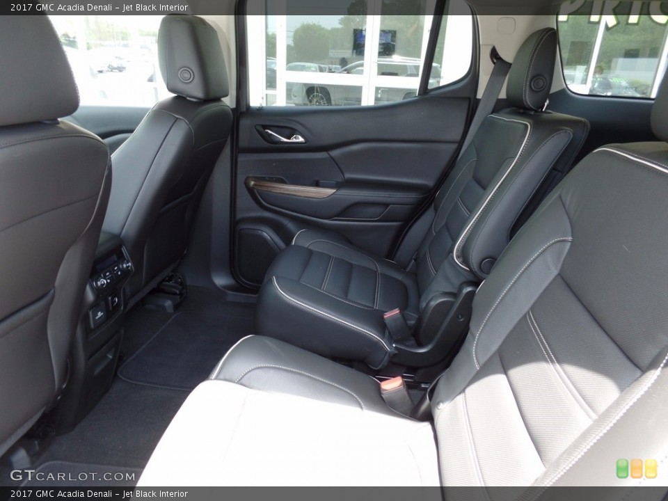 Jet Black Interior Rear Seat for the 2017 GMC Acadia Denali #119977411