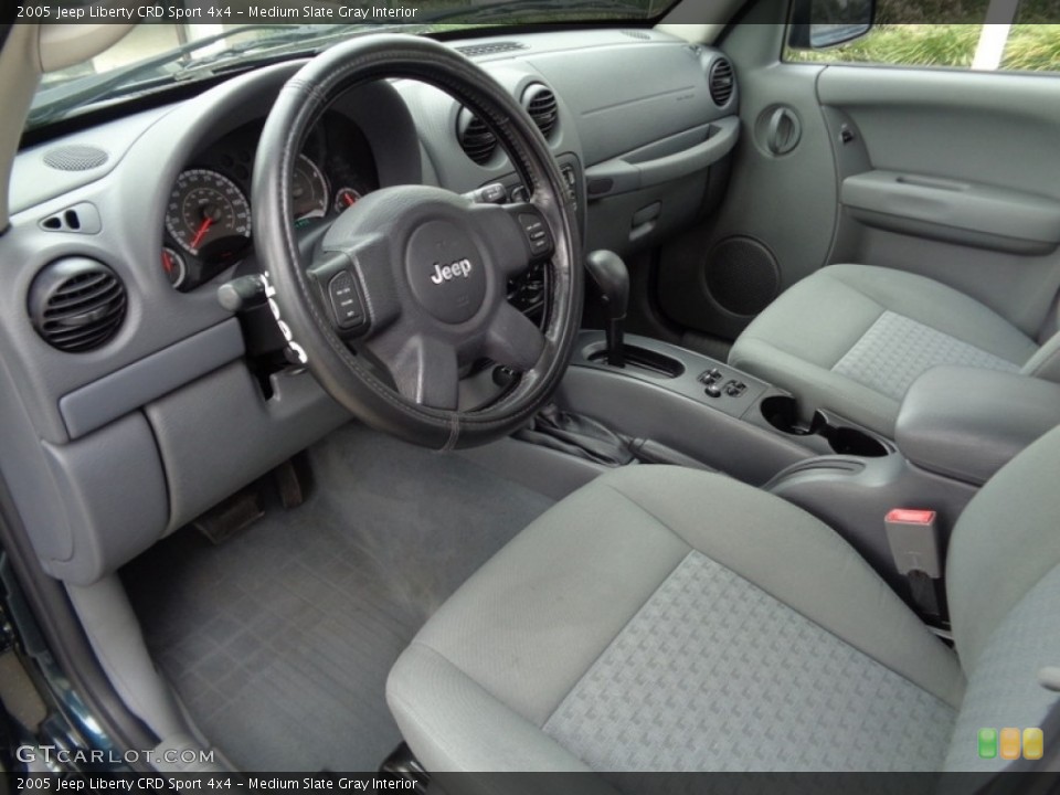 Medium Slate Gray Interior Photo for the 2005 Jeep Liberty CRD Sport 4x4 #119980219