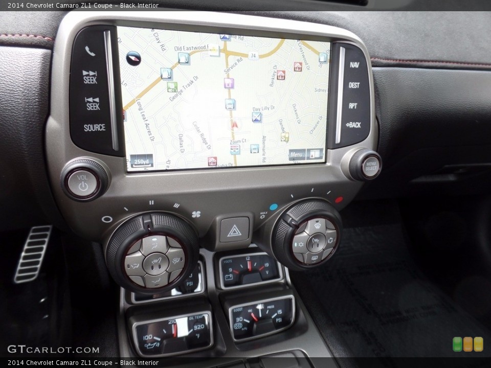 Black Interior Navigation for the 2014 Chevrolet Camaro ZL1 Coupe #119980357