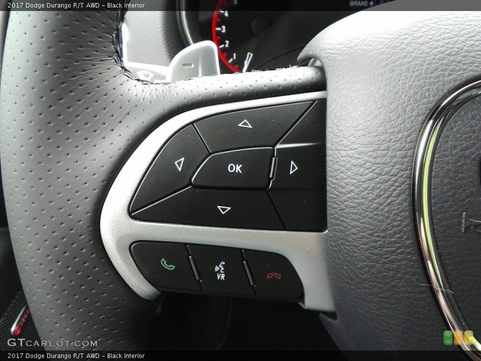 Black Interior Controls for the 2017 Dodge Durango R/T AWD #119982121