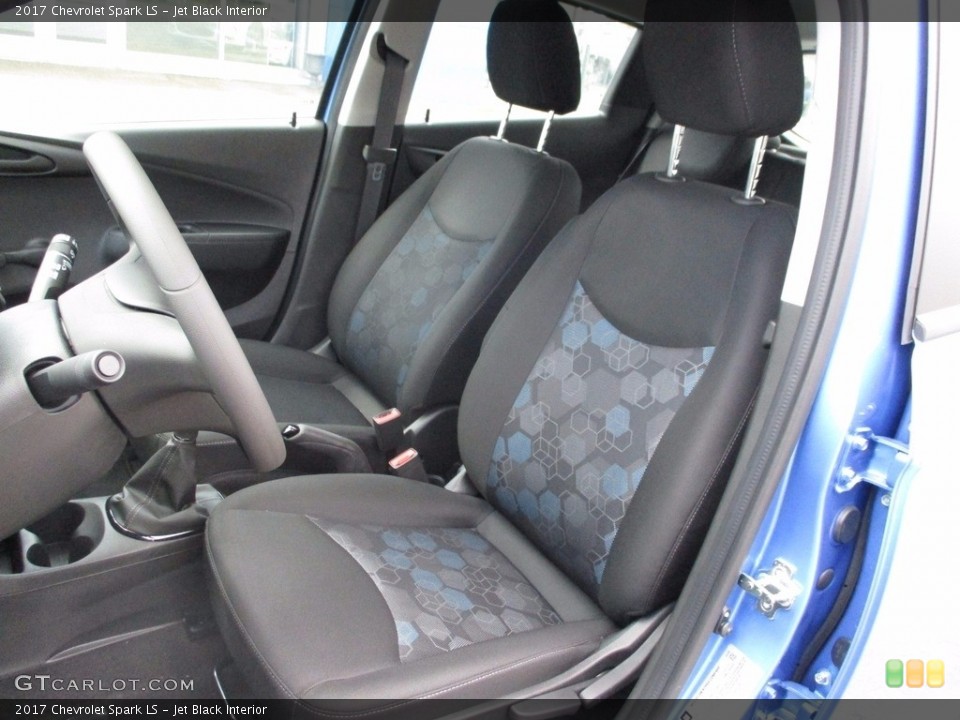 Jet Black Interior Front Seat for the 2017 Chevrolet Spark LS #119983474