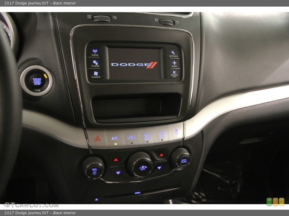 Black Interior Controls for the 2017 Dodge Journey SXT #119983921