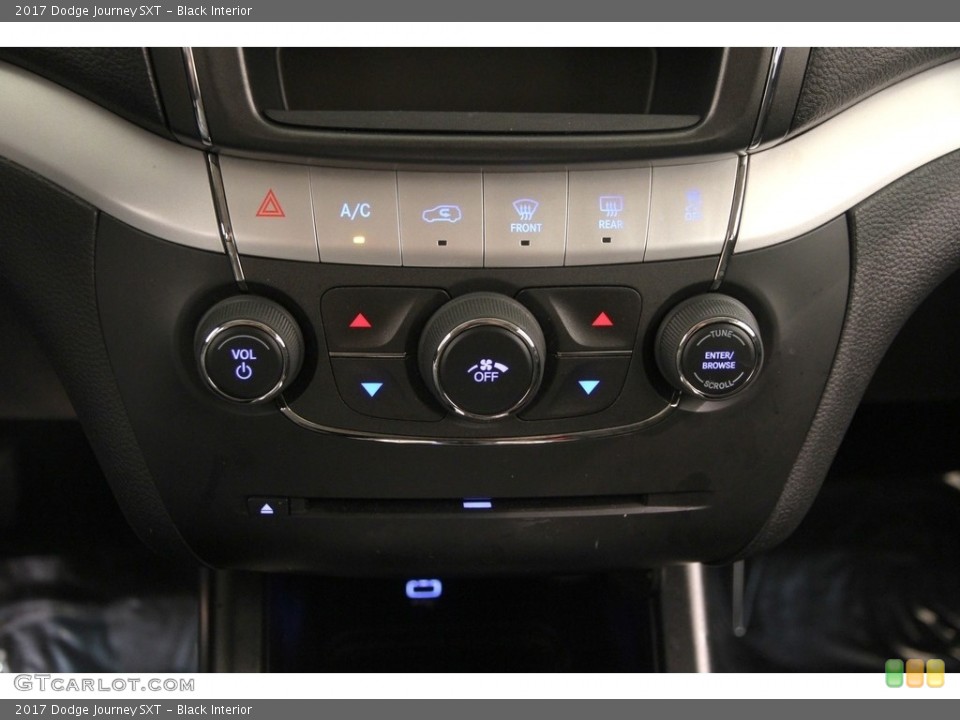 Black Interior Controls for the 2017 Dodge Journey SXT #119983987