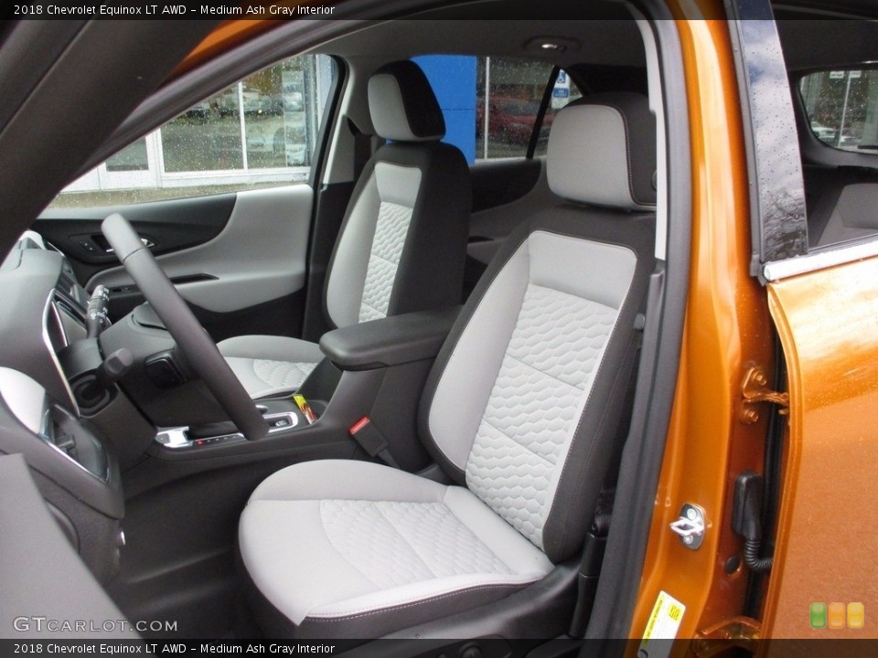 Medium Ash Gray Interior Front Seat for the 2018 Chevrolet Equinox LT AWD #119985661