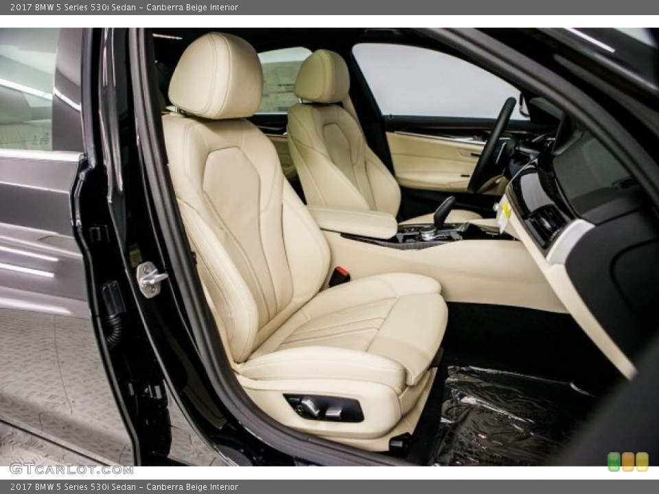 Canberra Beige Interior Photo for the 2017 BMW 5 Series 530i Sedan #119989713