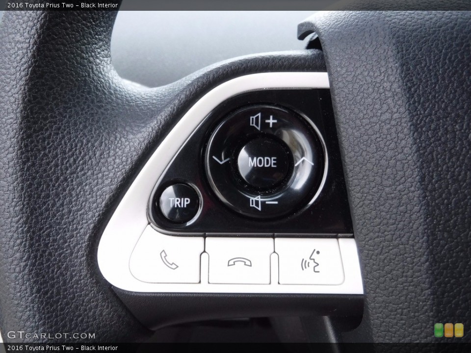 Black Interior Controls for the 2016 Toyota Prius Two #119989935