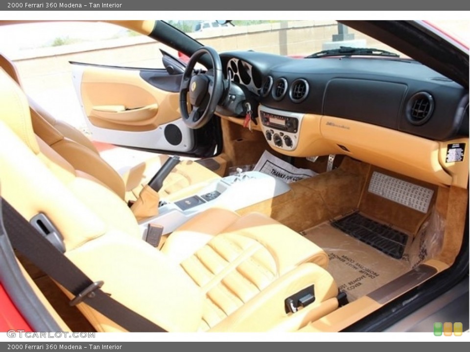 Tan Interior Dashboard for the 2000 Ferrari 360 Modena #119990004