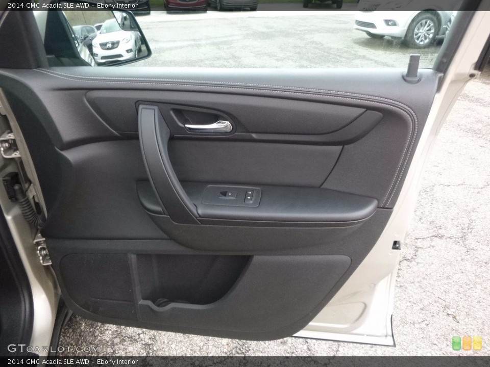 Ebony Interior Door Panel for the 2014 GMC Acadia SLE AWD #119994216