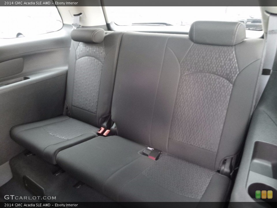 Ebony Interior Rear Seat for the 2014 GMC Acadia SLE AWD #119994465