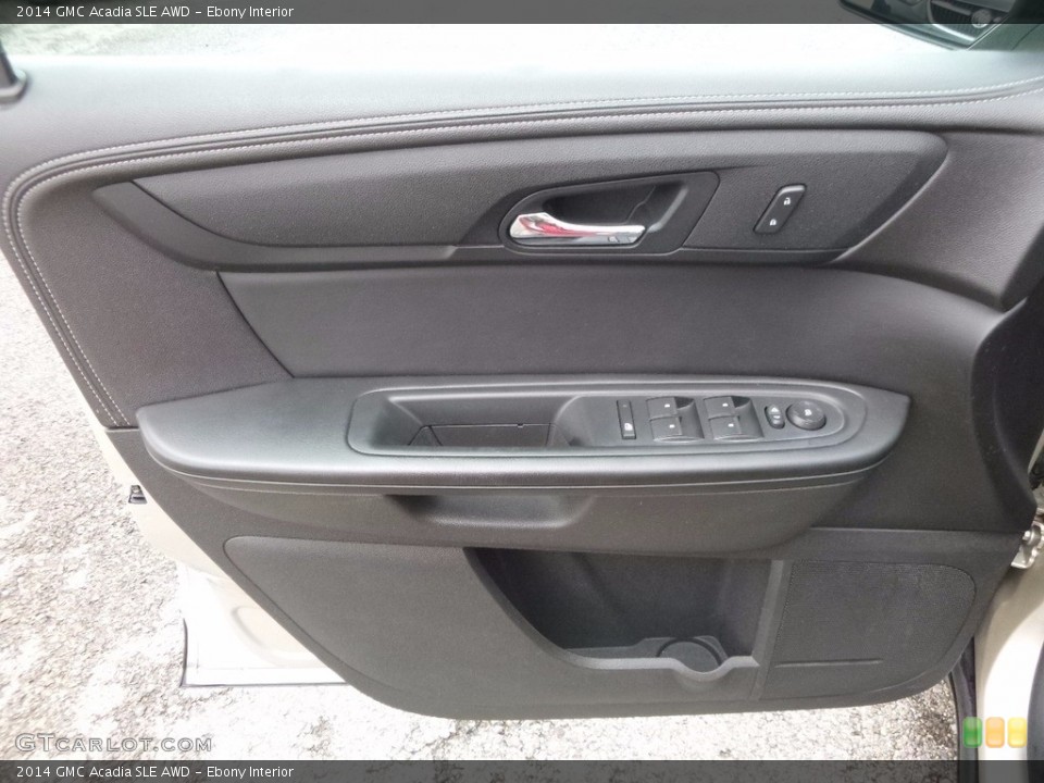 Ebony Interior Door Panel for the 2014 GMC Acadia SLE AWD #119994597
